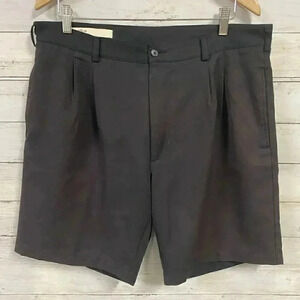 Perry Ellis Black Pleated Shorts
